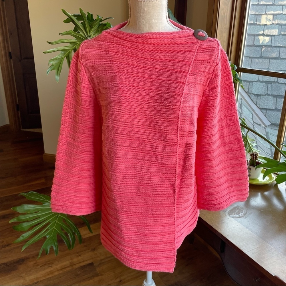 Pure Handknit Ribbed 100% Cotton Cardigan